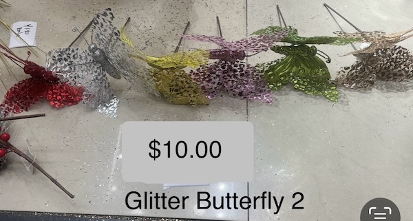 Glitter Butterfly 2